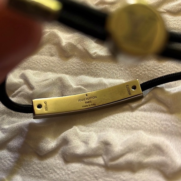 Louis Vuitton Black and Silver Bracelet - Picture 4 of 8